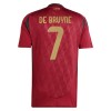 Nogometni Dres Belgija De Bruyne 7 Domaći Euro 2024